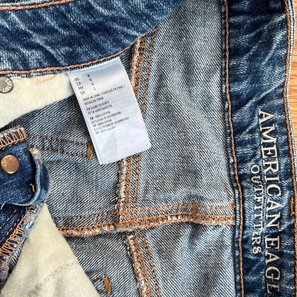 American Eagle denim mini skirt size 0 - Picture 4 of 4